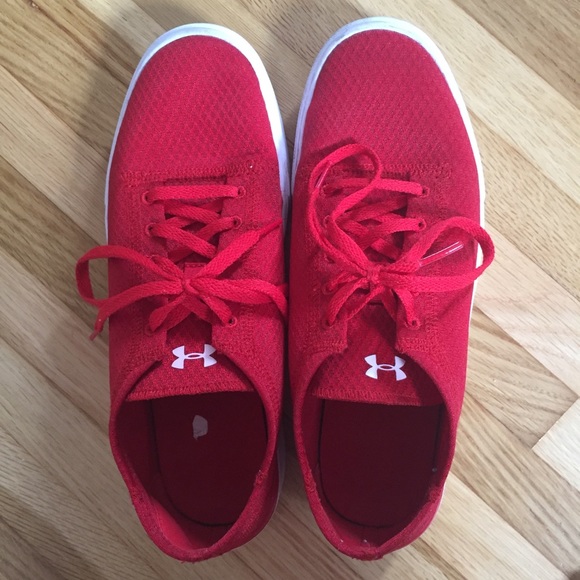 under armour shoes red color